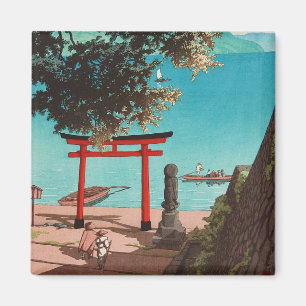 Aimant Temple de Chuzenji à la plage Hasui Kawase