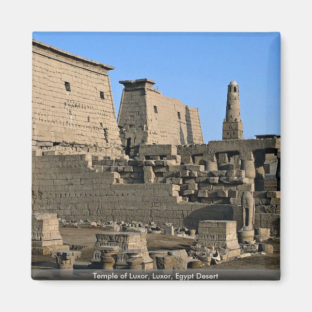 Aimant Temple de Louxor, Louxor, Désert d'Egypte (Devant)