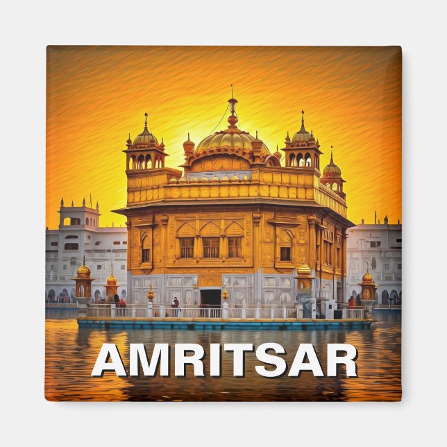 Aimant Temple d'or d'Amritsar (Devant)