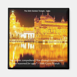 Aimant Temple d'or sikh en Inde Cadeaux et T-shirts