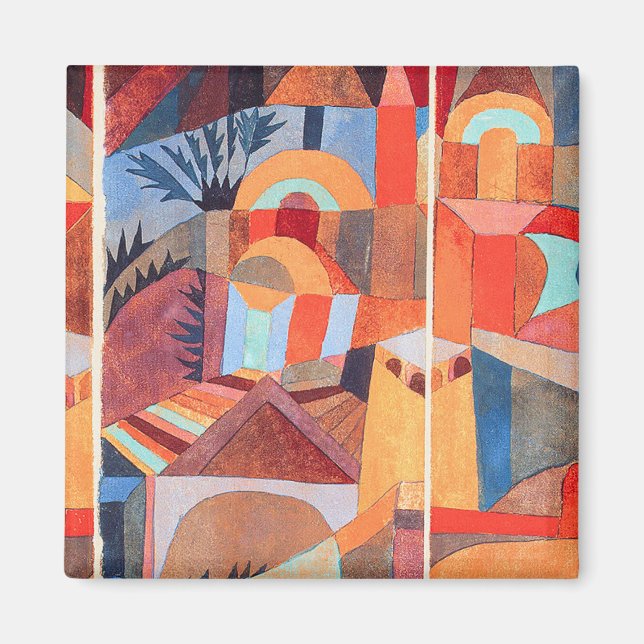 Aimant Temple Gardens (1920) par Paul Klee (Devant)