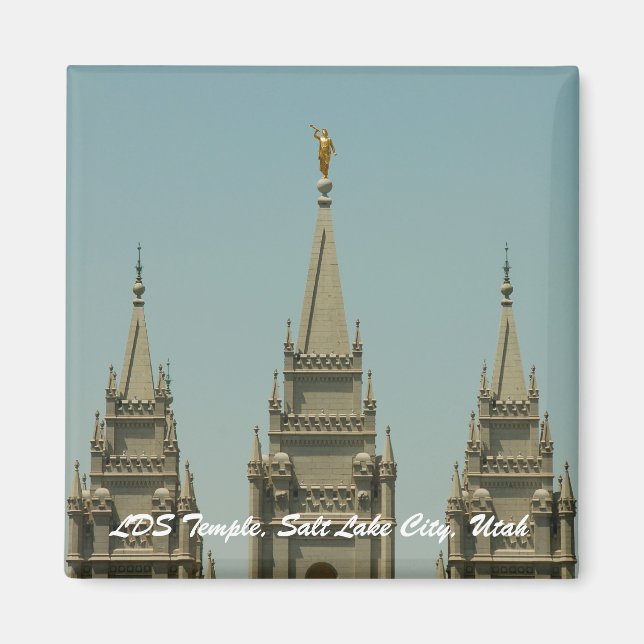 Aimant Temple LDS, Salt Lake City, Utah (Devant)