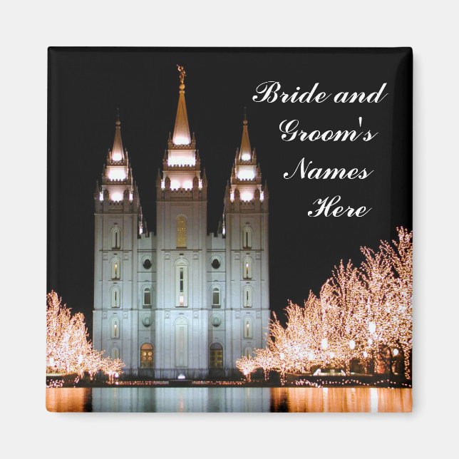 Aimant TempleMagnet SLC personnalisable (Devant)