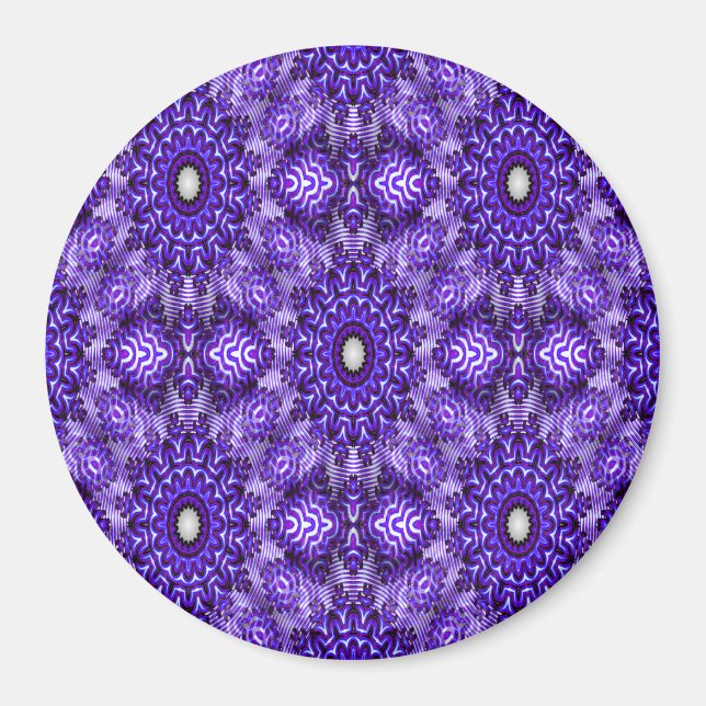 Aimant Temps de fête violet... (Devant)