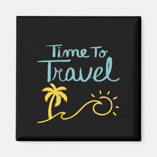 Aimant Temps De Voyage Plage