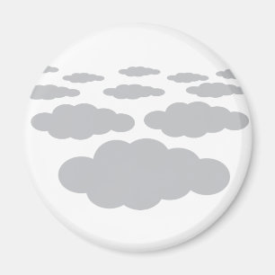 Aimant temps des nuages gris