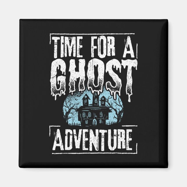Aimant Temps Pour Une Aventure Fantôme - Halloween Éffray (Devant)