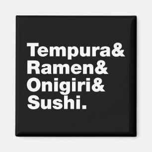 Aimant Tempura & Ramen & Onigiri & Sushi.