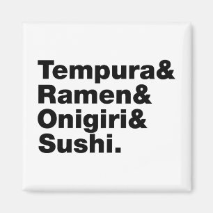 Aimant Tempura & Ramen & Onigiri & Sushi.