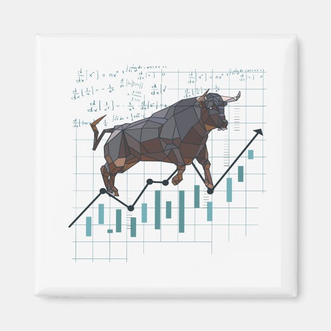 Aimant Tendance haussière du marché boursier (Devant)