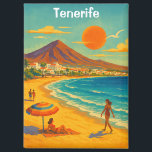 Aimant Tenerife Canary Island Playa de las Americas<br><div class="desc">Check out this colorful beach view on a Magnet of the the famous Playa de las Americas on the canary island Tenerife with its unique scenery and coastline. Great travel souvenir and gift idea for someone visiting the canary islands nad spanish travel destination.</div>
