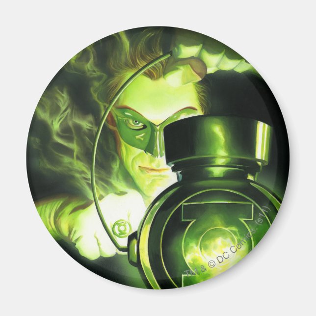 Aimant Tenir la lanterne verte (Devant)