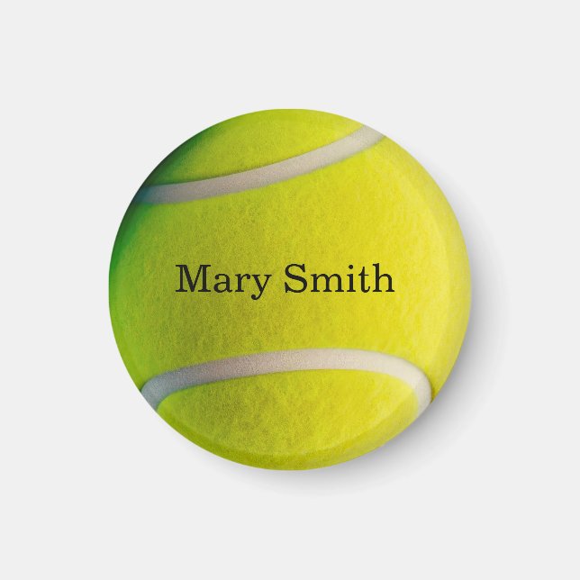 Aimant Tennis ball with your name  (Devant)