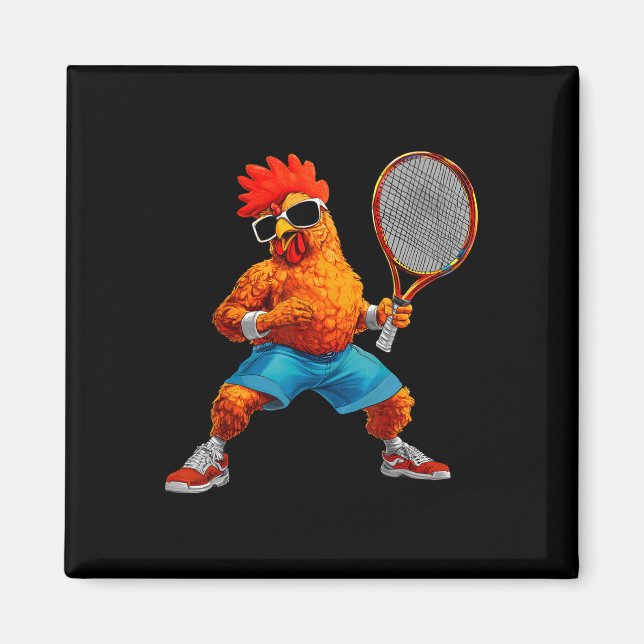 Aimant Tennis de poulet  (Devant)