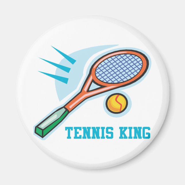 Aimant Tennis King (Devant)
