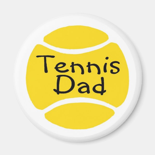 Aimant Tennis Papa 2 (Devant)