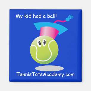 Aimant Tennis Tots Academy_Mon enfant avait un ballon