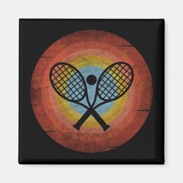 AIMANT TENNIS VINTAGE (Devant)