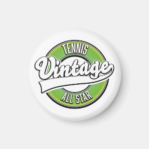 Aimant Tennis Vintage Toutes les étoiles