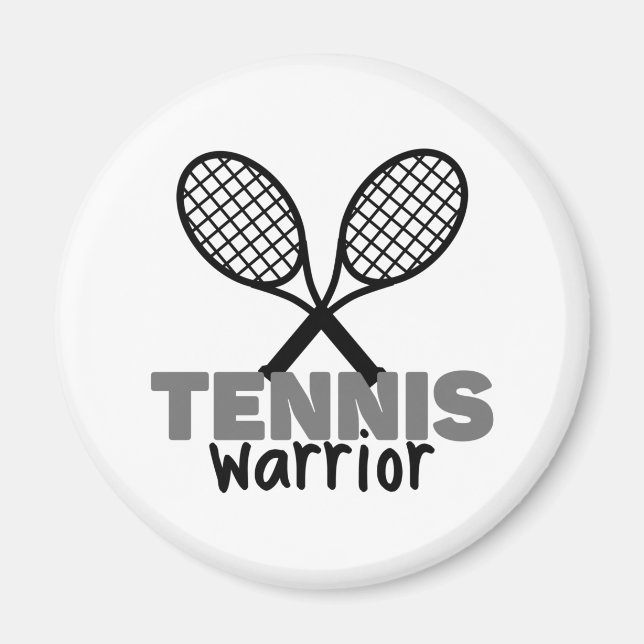Aimant Tennis Warrior. (Devant)