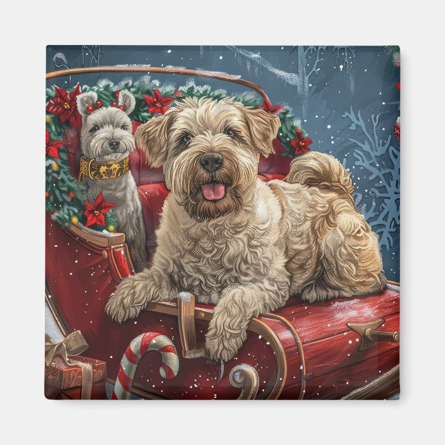 Aimant Tenterfield Terrier de Noël Festif  (Devant)