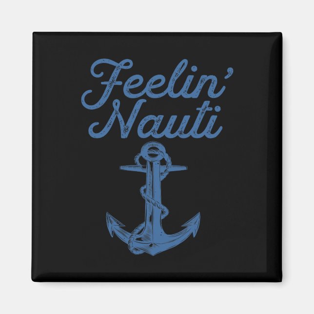 Aimant Tenue de navigation nautique amusante de lac S (Devant)