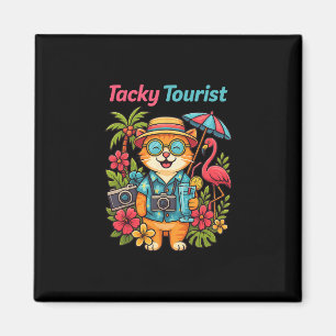 Aimant Tenue de touriste ringarde de vacances Costume de