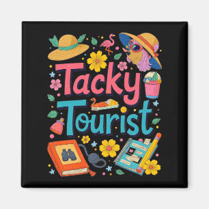Aimant Tenue de touriste ringarde de vacances Costume déj
