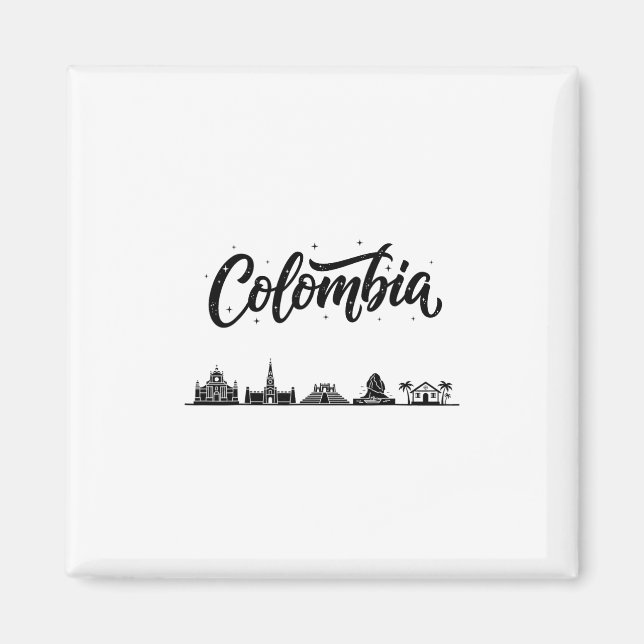 Aimant Tenues de vacances de voyage de la skyline de Colo (Devant)