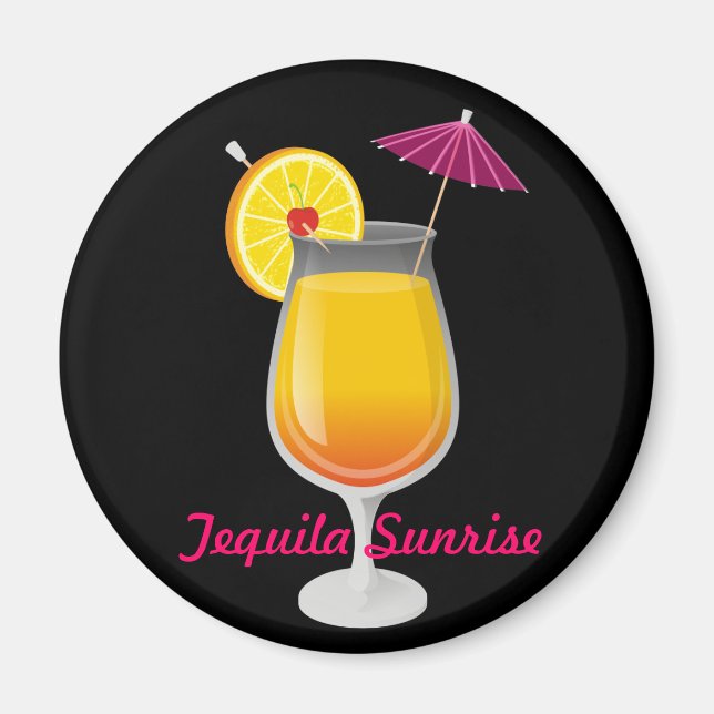Aimant Tequila Sunrise (Devant)