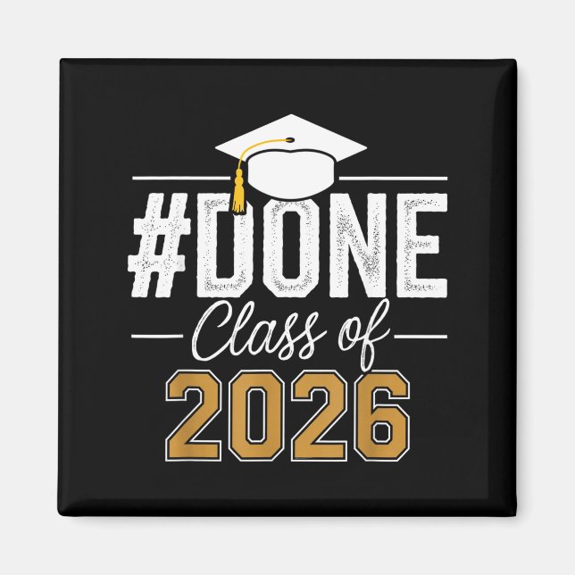 Aimant Terminé classe de 2026 remise des diplômes des sen (Devant)