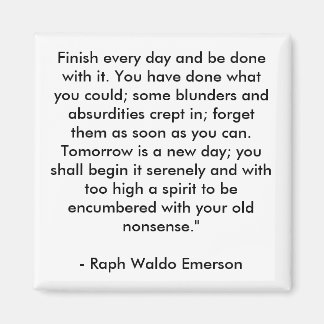 Aimant Terminez tous les jours et faites-le avec. Vous av