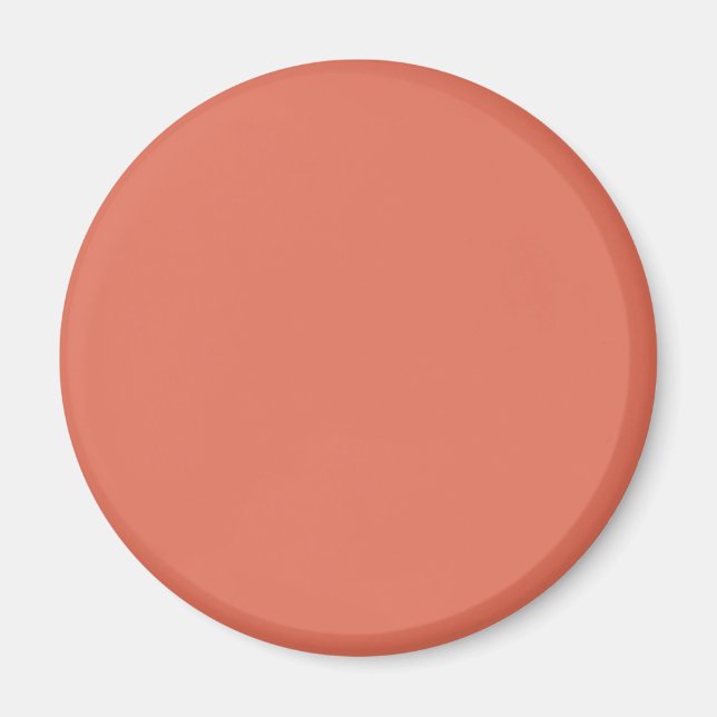 Aimant Terra Cotta Rouge E2725B Couleur Ajouter Votre Nom (Devant)