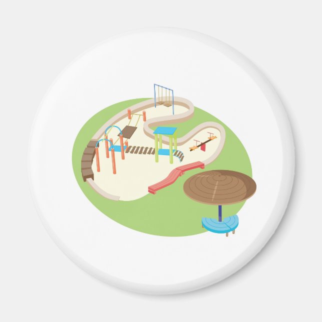 Aimant terrain de jeux (Devant)