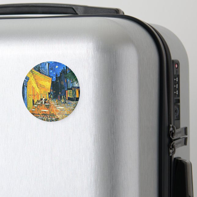 Aimant Terrasse de café par Vincent van Gogh, (In Situ (Bagages))