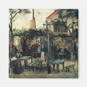 Aimant Terrasse d'un Café, Montmartre par Vincent van Gog