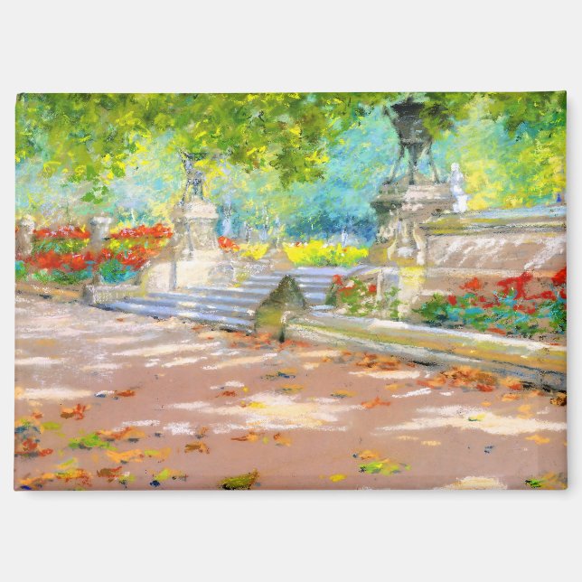 Aimant Terrasse vintage, Prospect Park (1887) dessin (Recto)