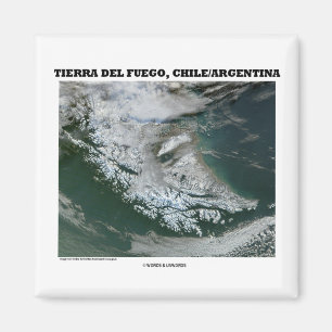 Aimant Terre de Feu Chili/Argentine (la terre d'image)