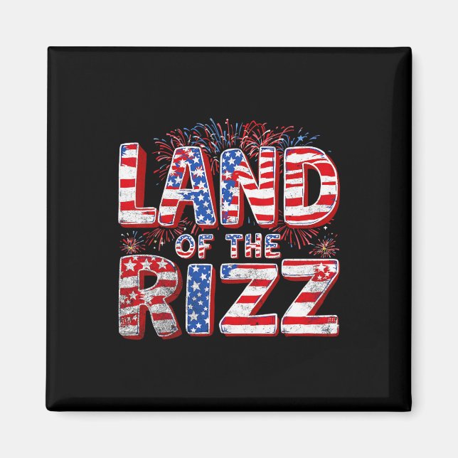 Aimant Terre du Rizz 4 juillet  (Devant)