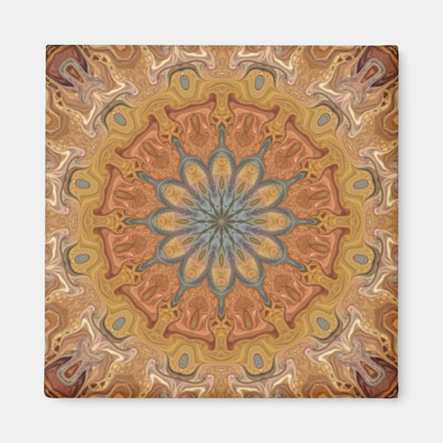Aimant Terre Lotus Mandala (Devant)