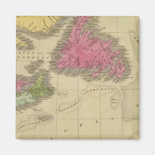 Aimant Terre-Neuve-Et-Nouvelle-Écosse Et Le Nouveau-Brun