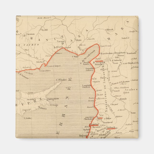 Aimant Terre Sainte en 1839 (Devant)