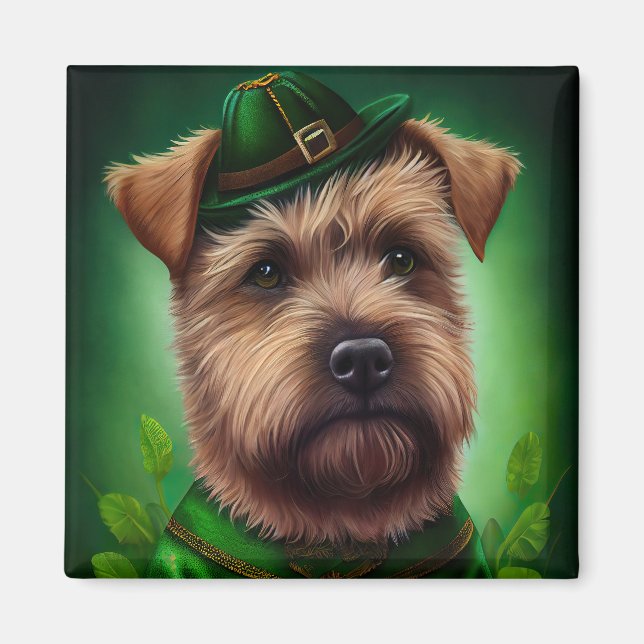 Aimant Terrier de la baie de Chesapeake en tenue de la Sa (Devant)