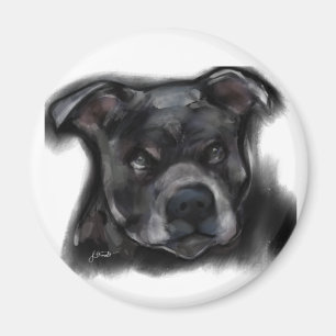 Aimant Terrier de Staffordshire américain