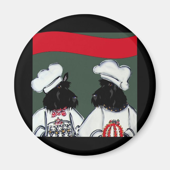 Aimant Terriers écossais (Devant)