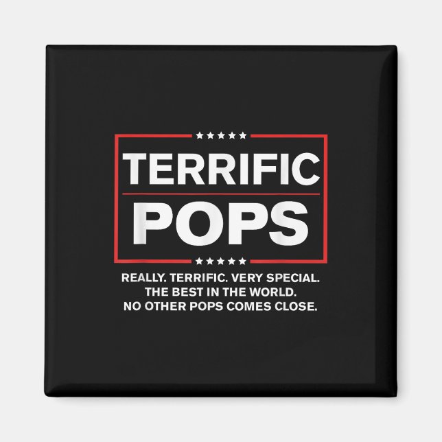 Aimant Terrific Pops - Drôle Donald Trump 2020 Supporter (Devant)