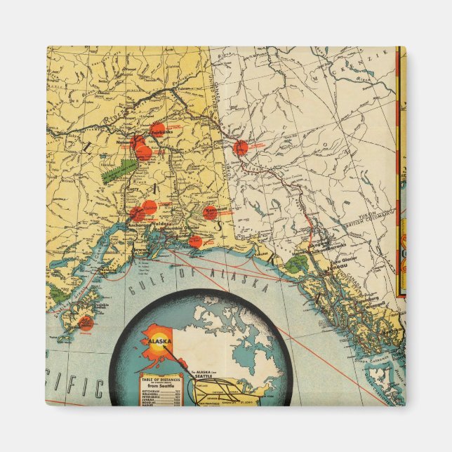 Aimant Territoire de l'Alaska (Devant)