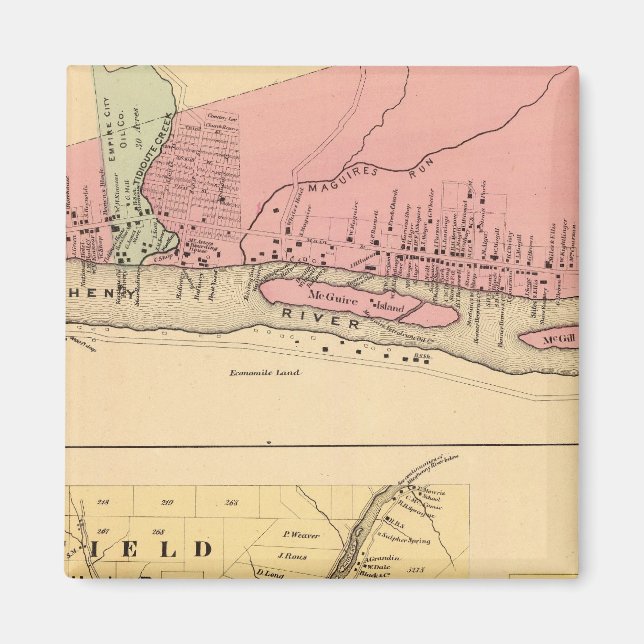 Aimant Territoire pétrolier de Warren Co (Devant)