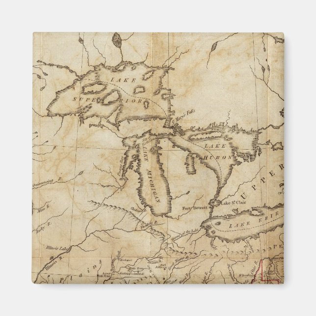 Aimant Territoires occidentaux des États-Unis (Devant)