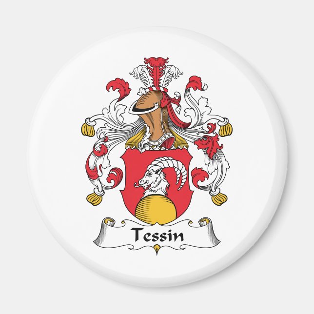 Aimant Tessin Famille Crest (Devant)